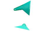 F 406 BICOLOR  TRIANGLiE SCRAPER